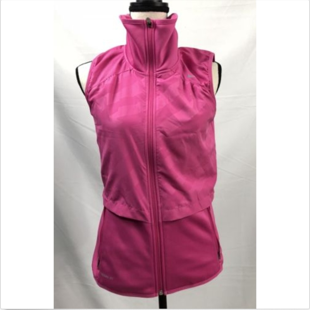 Nike Therma- Fit Sleeveless Athletic Zip Jacket.